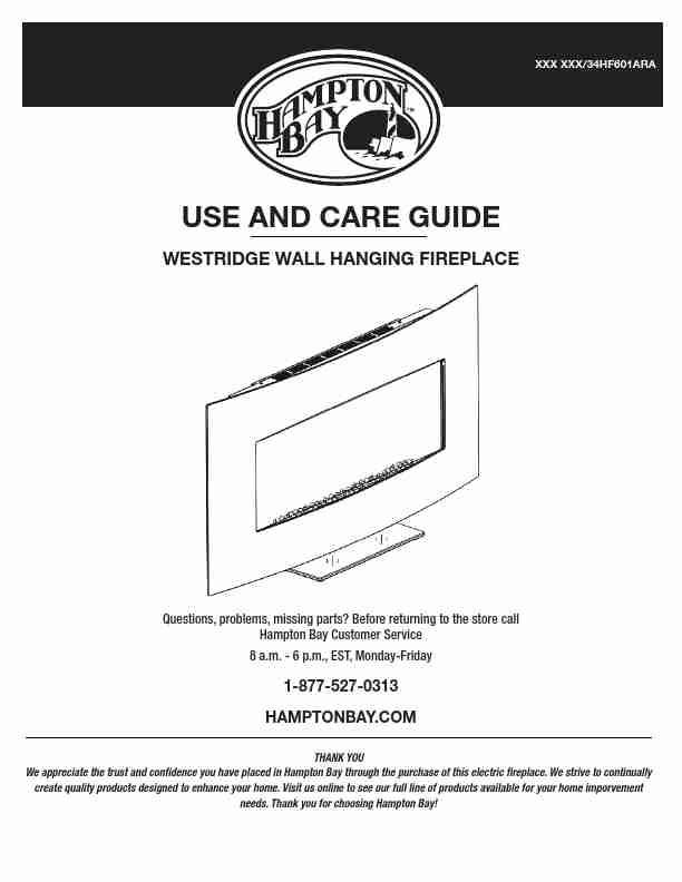 Hampton Bay Electric Fireplace Manual-page_pdf